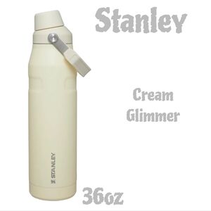 Stanley IceFlow Fast Flow Water Bottle "Cream Glimmer" 36OZ NEW